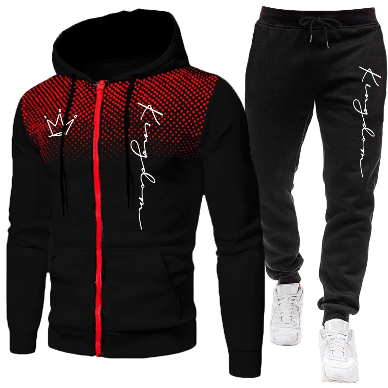 Winter Clothing Essentials - Мужской спортивный костюм King: повседневная толстовка
