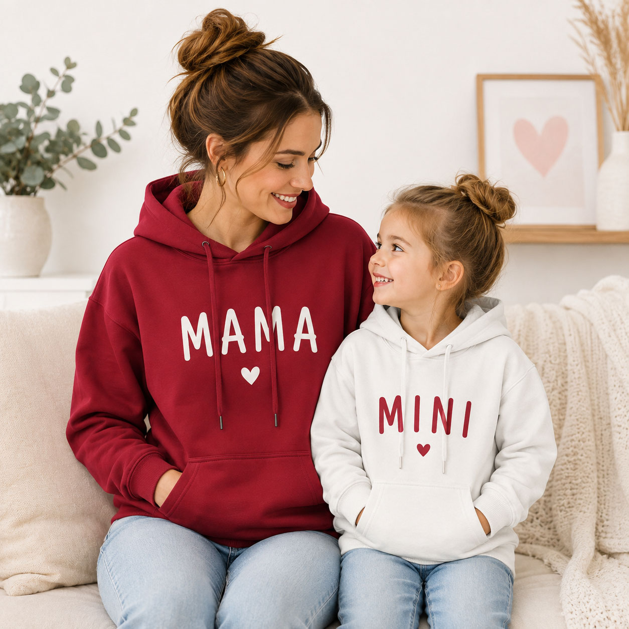 Winter Clothing Name - Персонализированные семейные худи с именами, толстовки