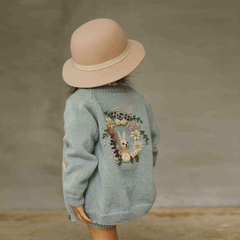 Winter Clothing Toddler Girl - Кардиган для девочек, свитер из 100%