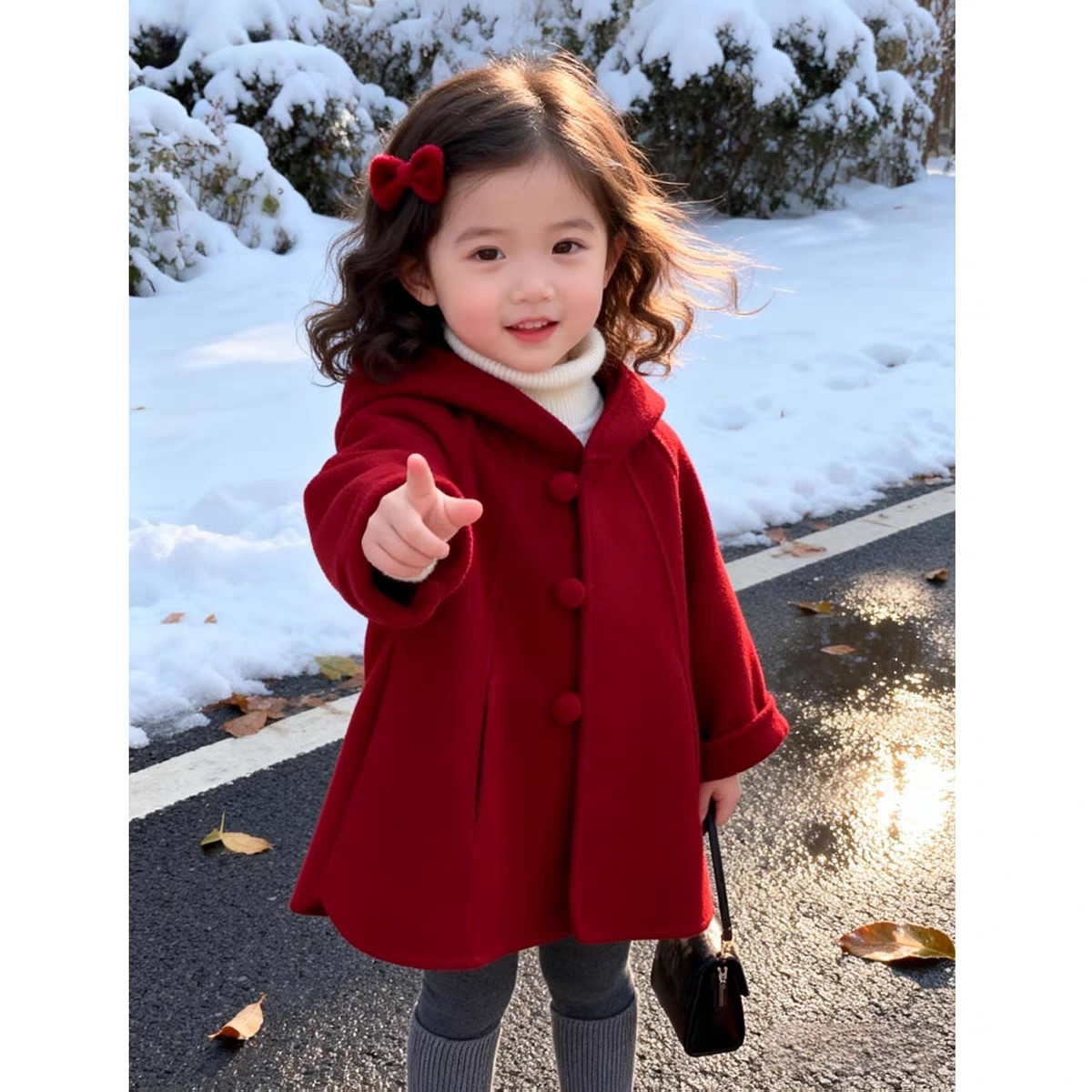 Детское шерстяное пальто для д – обзор и цена Winter Clothing Toddler Girl