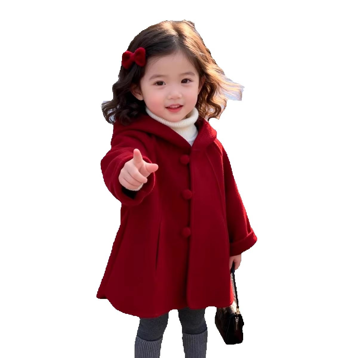Детское шерстяное пальто для д – обзор и цена Winter Clothing Toddler Girl