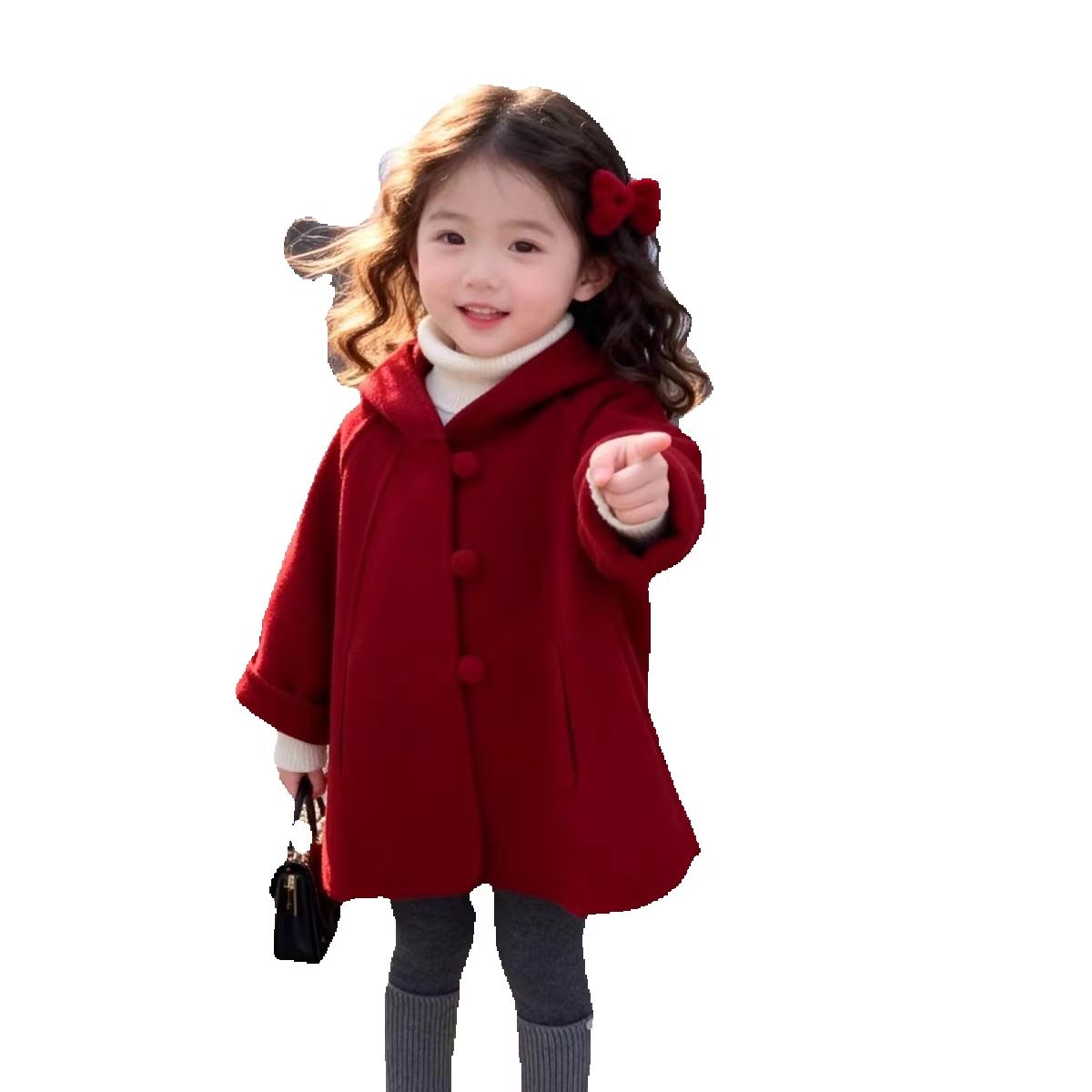 Детское шерстяное пальто для д – обзор и цена Winter Clothing Toddler Girl