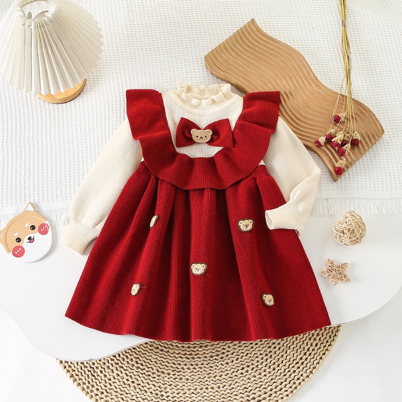Платье-Свитер для маленьких де – обзор и цена Winter Clothing Toddler Girl