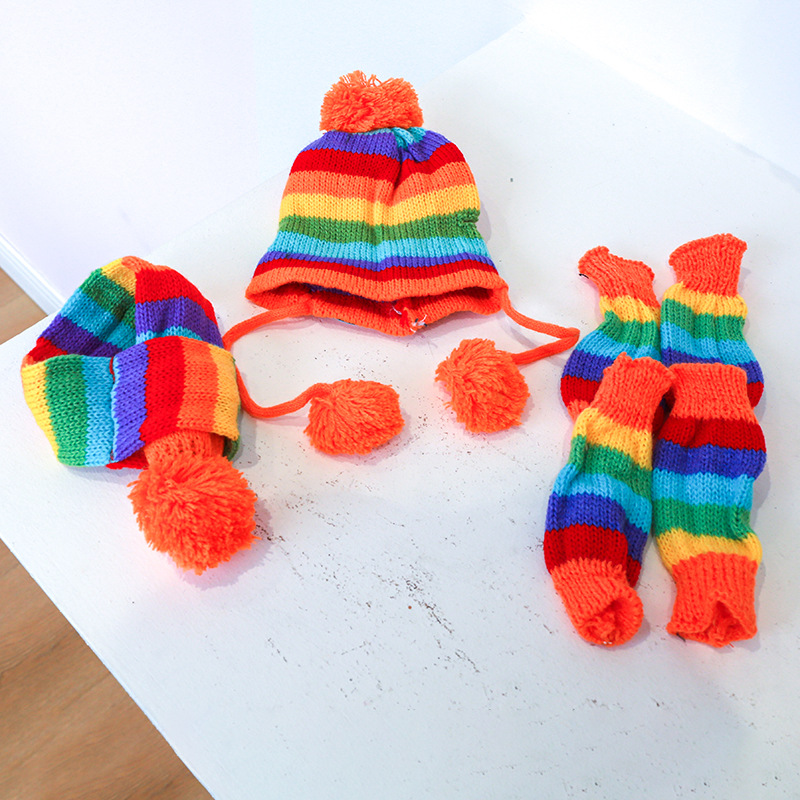 Вязаный зимний комплект для со – обзор и цена Winter Clothing Leg Warmers