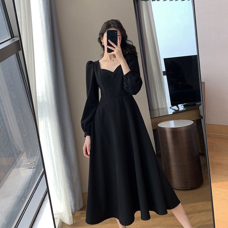 Женское платье-миди с длинным  – обзор и цена Winter Clothing Colors
