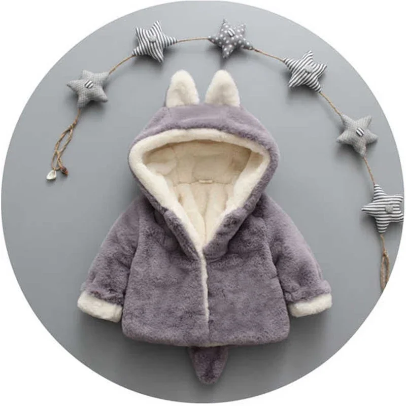 Милая плюшевая Детская куртка  – обзор и цена Winter Clothing Toddler Girl
