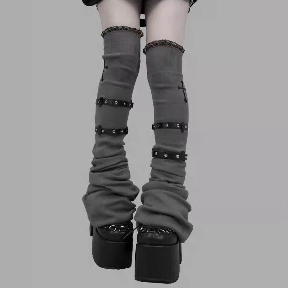 Корейская субкультура Y2K: мод – обзор и цена Winter Clothing Leg Warmers