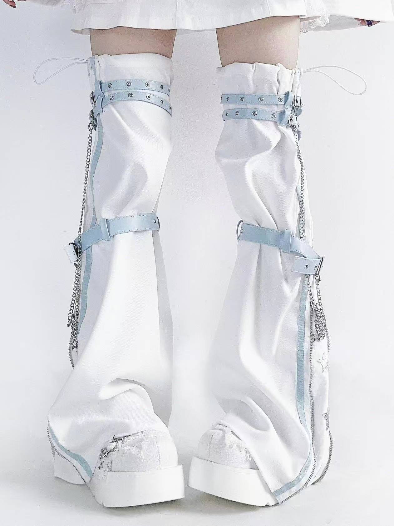 Корейская субкультура Y2K: мод – обзор и цена Winter Clothing Leg Warmers